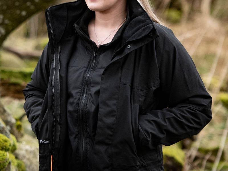 Dedito tussenlaag jack zwart