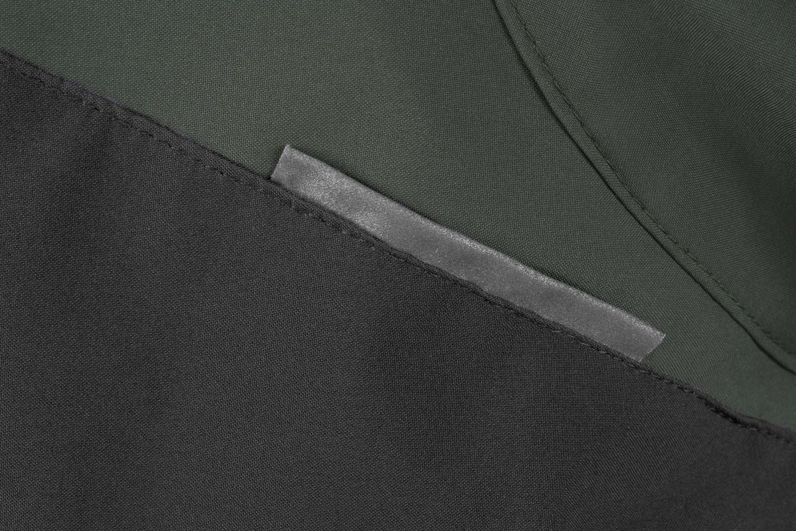 Glacier wool jacket groen-grijs