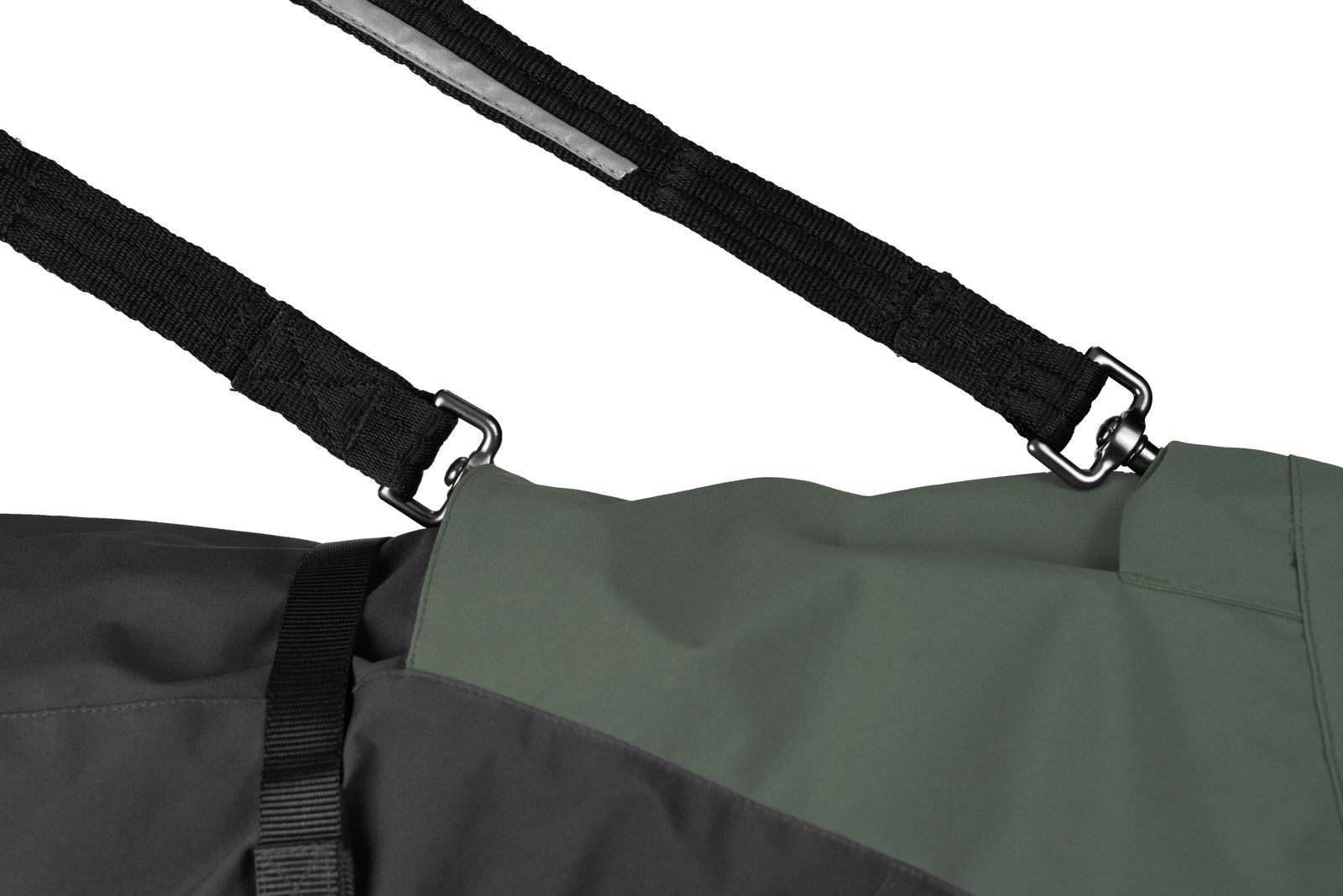 Glacier wool jacket groen-grijs